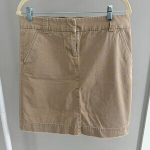 J. Crew Khaki Skirt